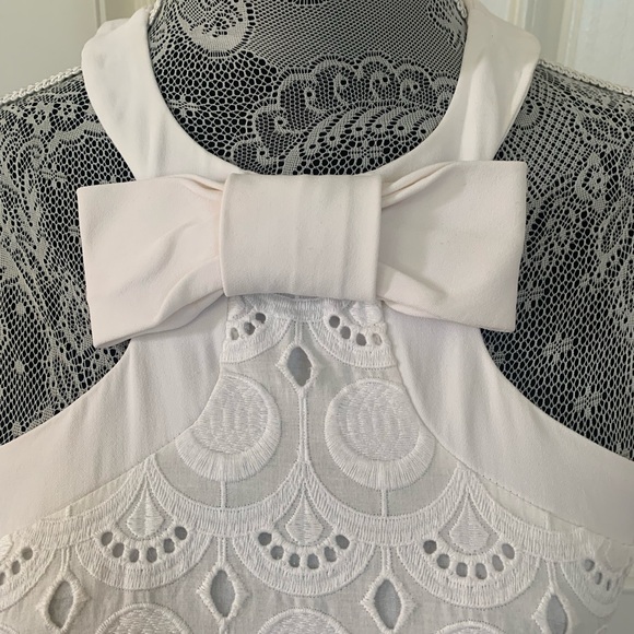 CAPUCCI White dress with ruffles and lace - Picture 2 of 5